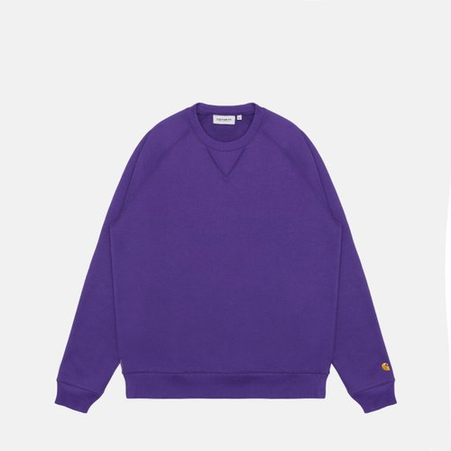 Толстовка мужская Carhartt WIP Chase Sweatshirt артикул:I033660_tyrian - купить в магазине Дайс