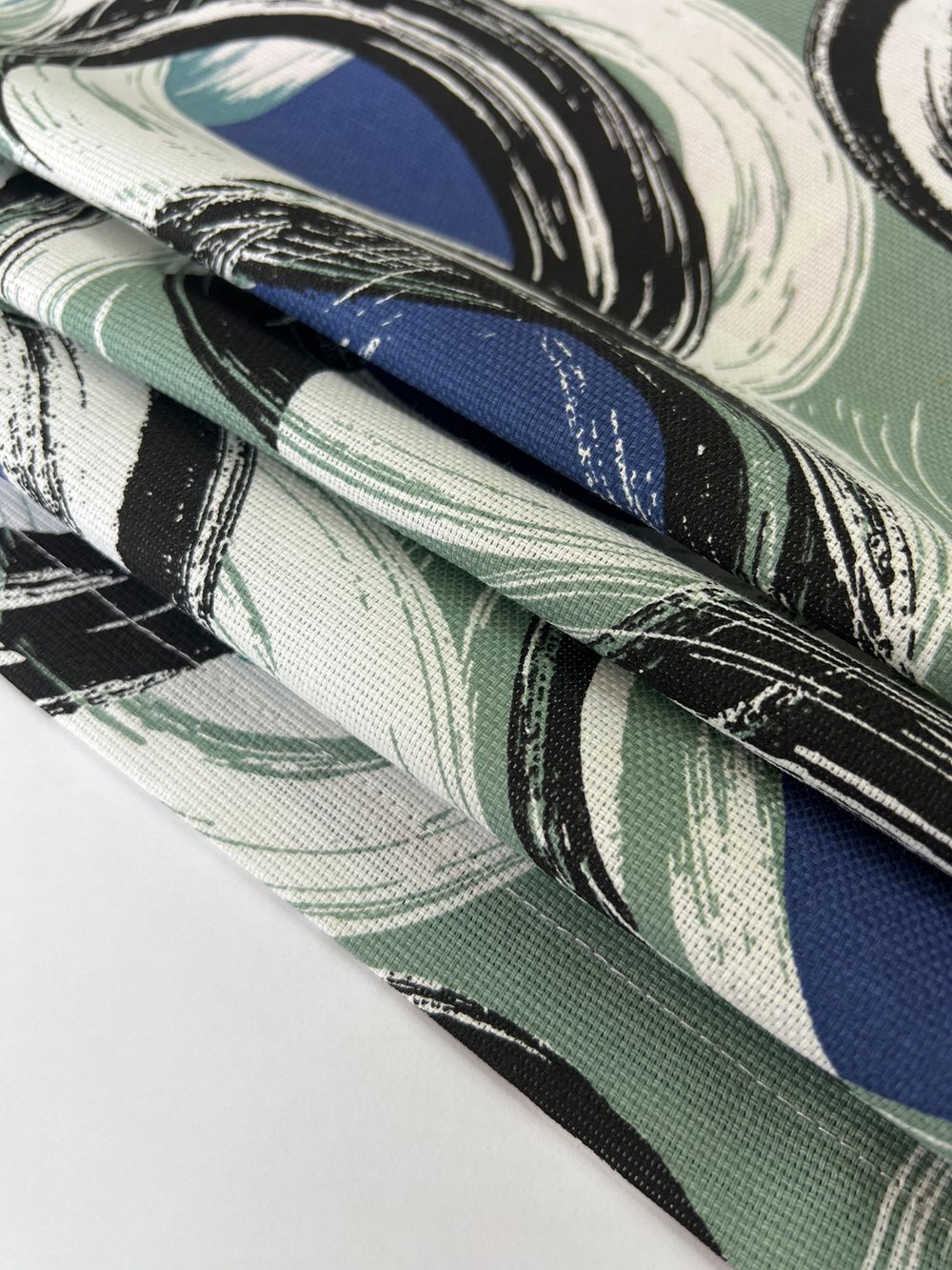 Штора из рогожки Сказка "Черничное мохито" 145х180 см 1 шт