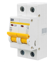 Выключатель автоматический модульный 2п C 20А 4.5кА ВА47-29 KARAT IEK MVA20-2-020-C
