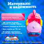 Семейная электрическая лодка-катамаран «Фламинго» розовый, 2+1