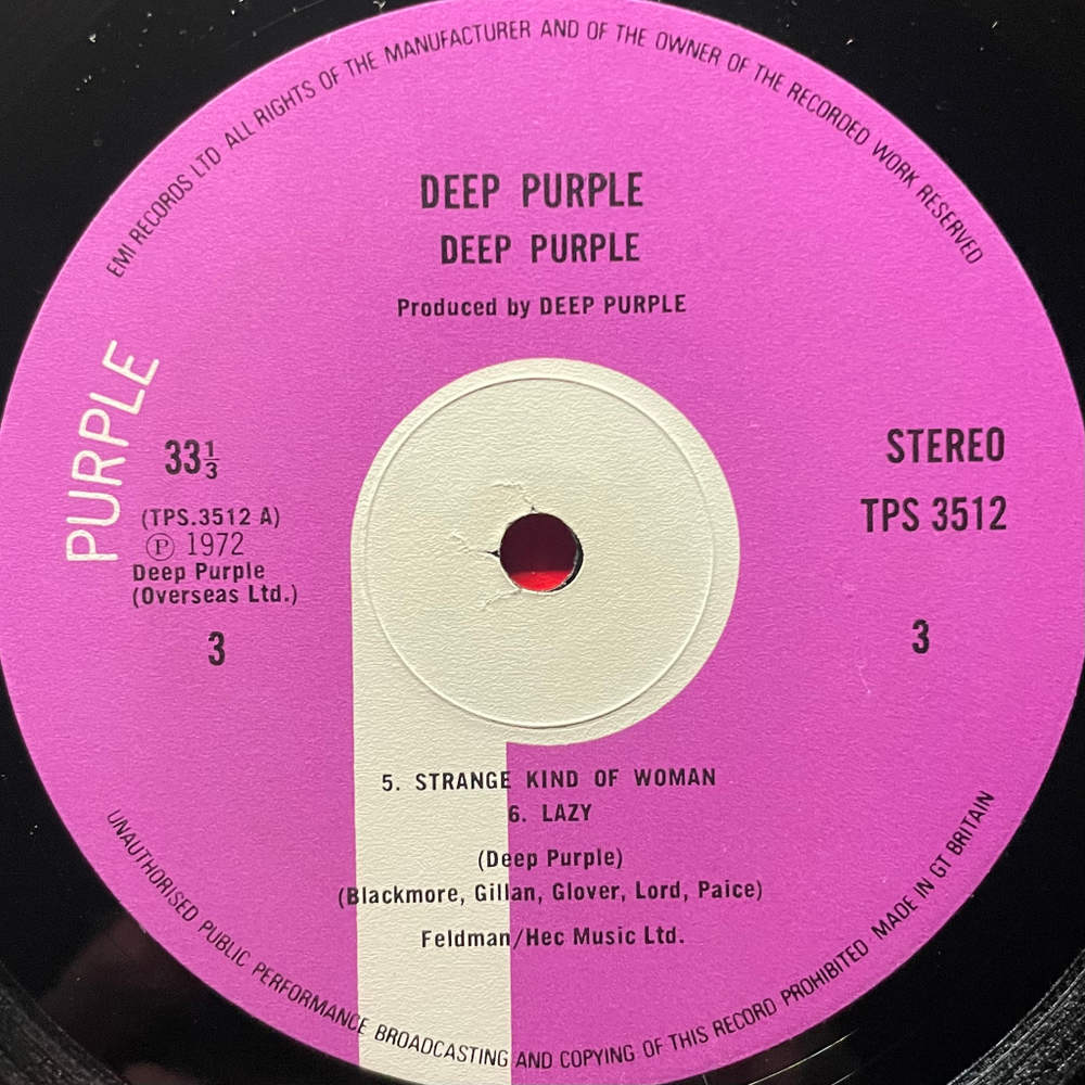 Deep Purple ‎– Made In Japan 2LP (Англия 1973г.)
