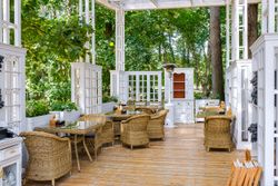 "Равенна" плетеное кресло из искусственного ротанга, цвет соломенный