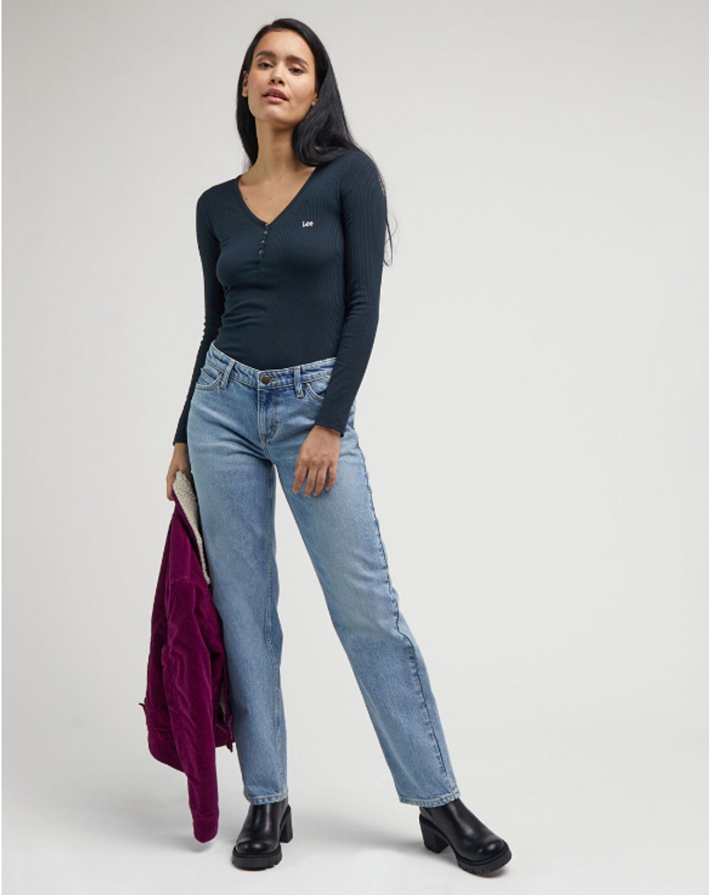 Лонгслив женский LEE LS HENLEY