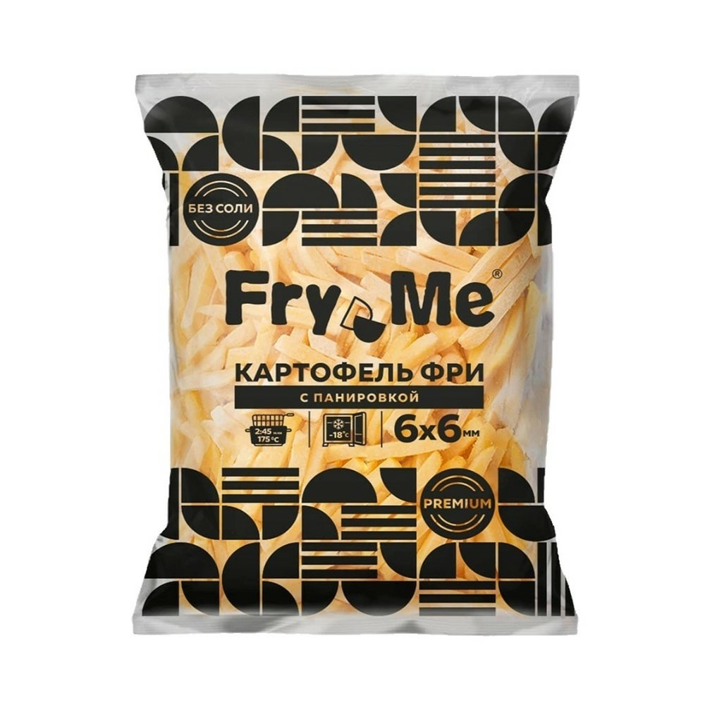 Картофель Фри Farm Frites Волнистый 12мм 2,5кг