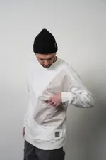 Толстовка White Crow Нейлон Карман Белая