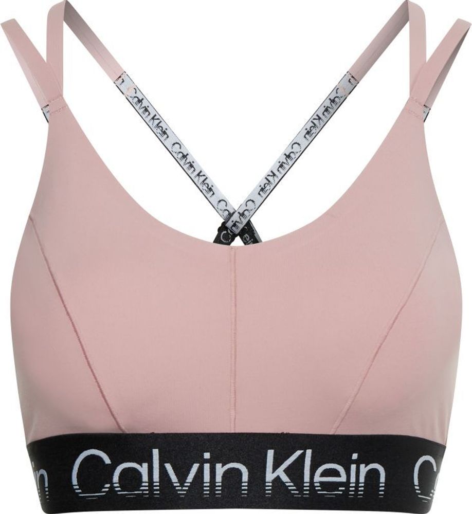 ТОП теннисный Calvin Klein WO High Support Sports Bra - silver pink