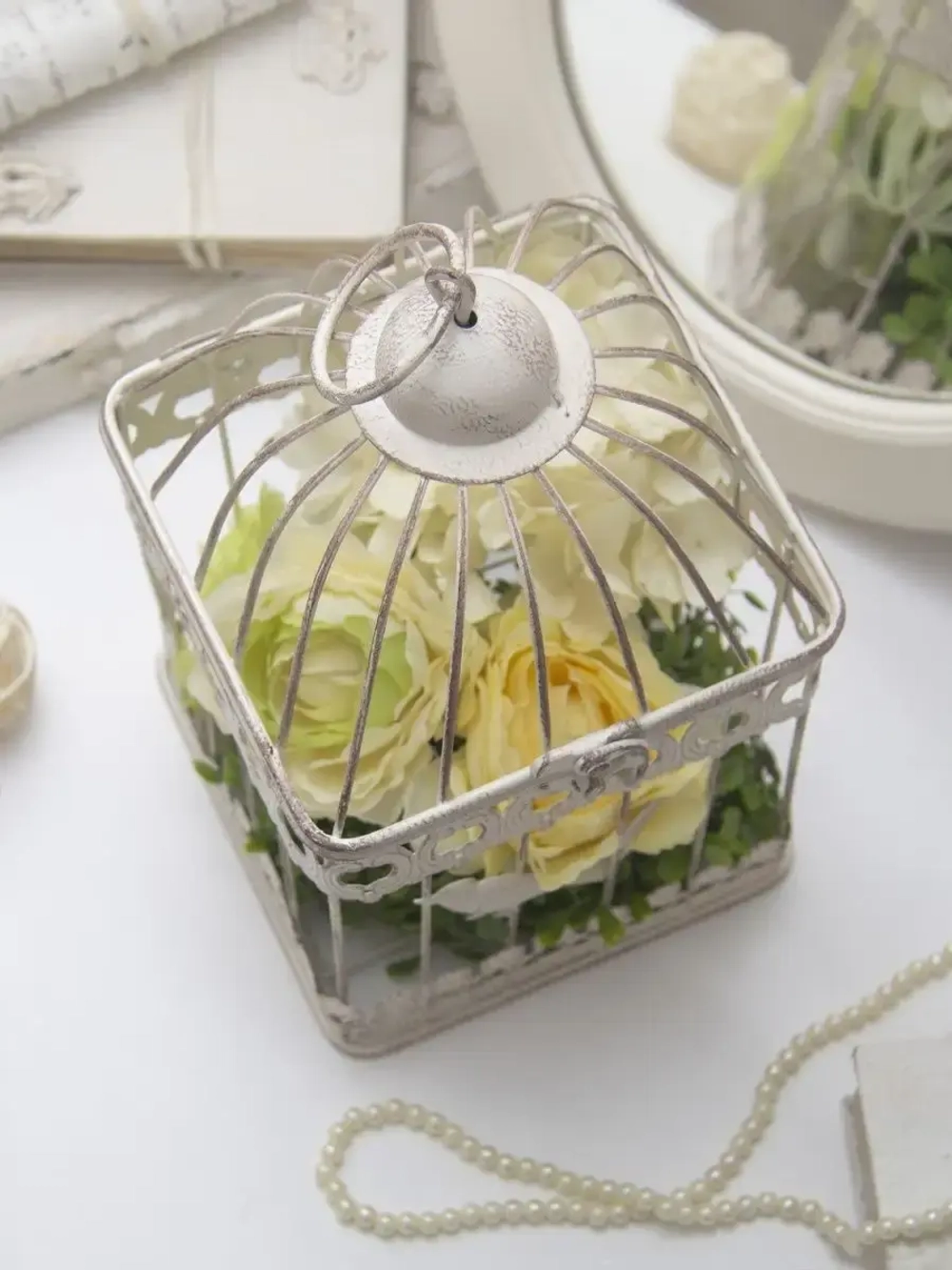 Клетка винтажная "Прованс" 14х14х25 см