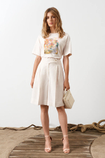 23057 Джемпер женский (бледно-персиковый)