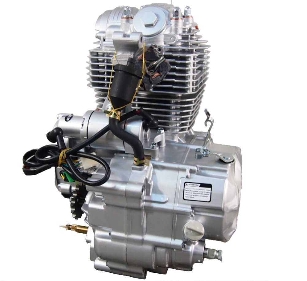 Двигатель 4т. 250 см3 172FMМ (-5) ZONGSHEN (PR250) (баланс вал.) 5МКПП, кик+электростартер