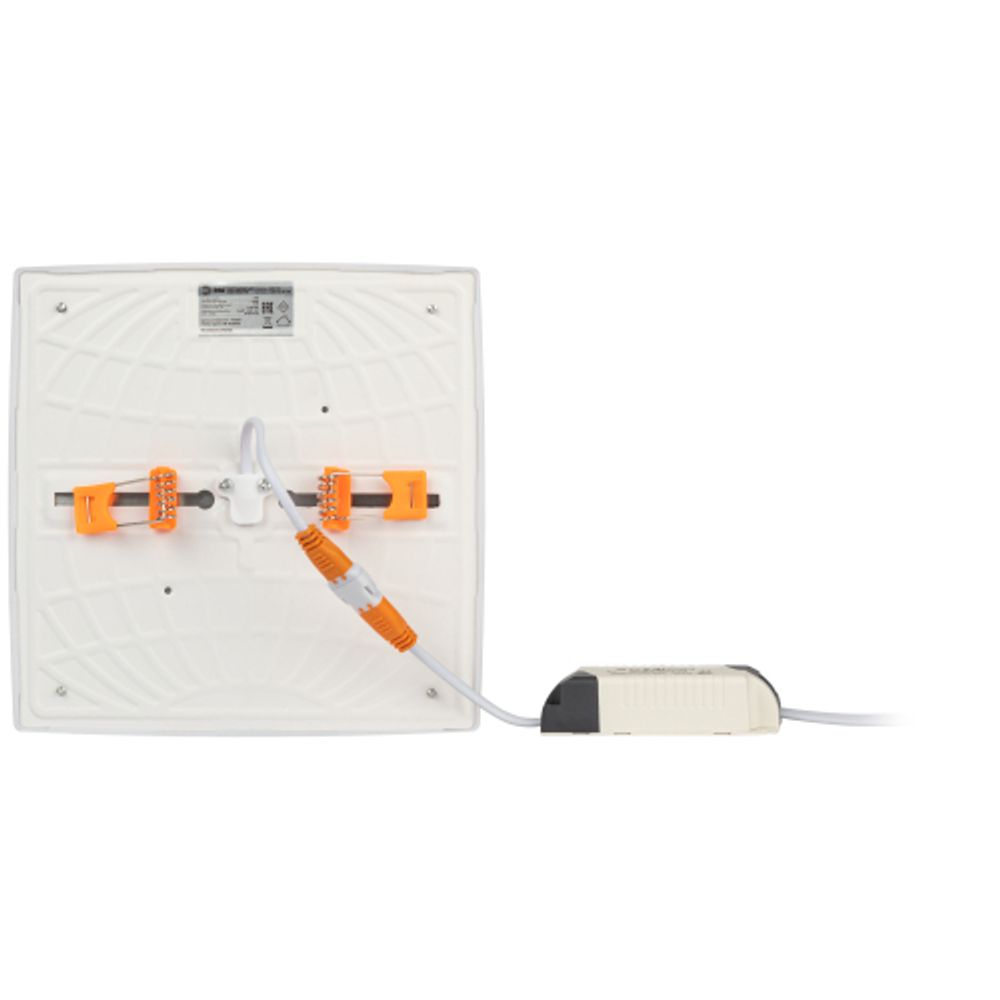 Светильник светодиодный встраиваемый ЭРА LED 12-24-4K квадратный регулируемый 24Вт 4000K | Downlight