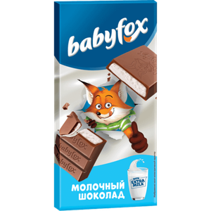ШОКОЛАД BABYFOX ПЛИТКА ТОНКАЯ 90ГР