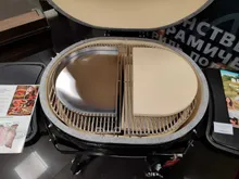 Противень-жиросборник в форме полумесяца, нержавеющая сталь, для Primo Oval XL