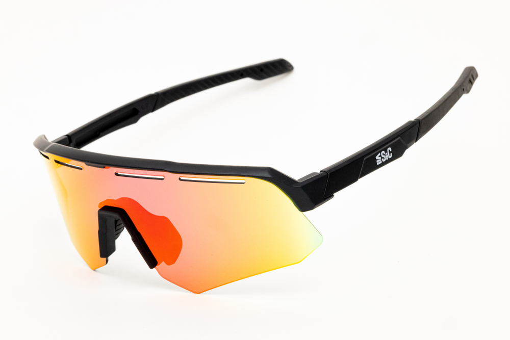 Очки S&C ZACAN True revo purple mirror, Matt black