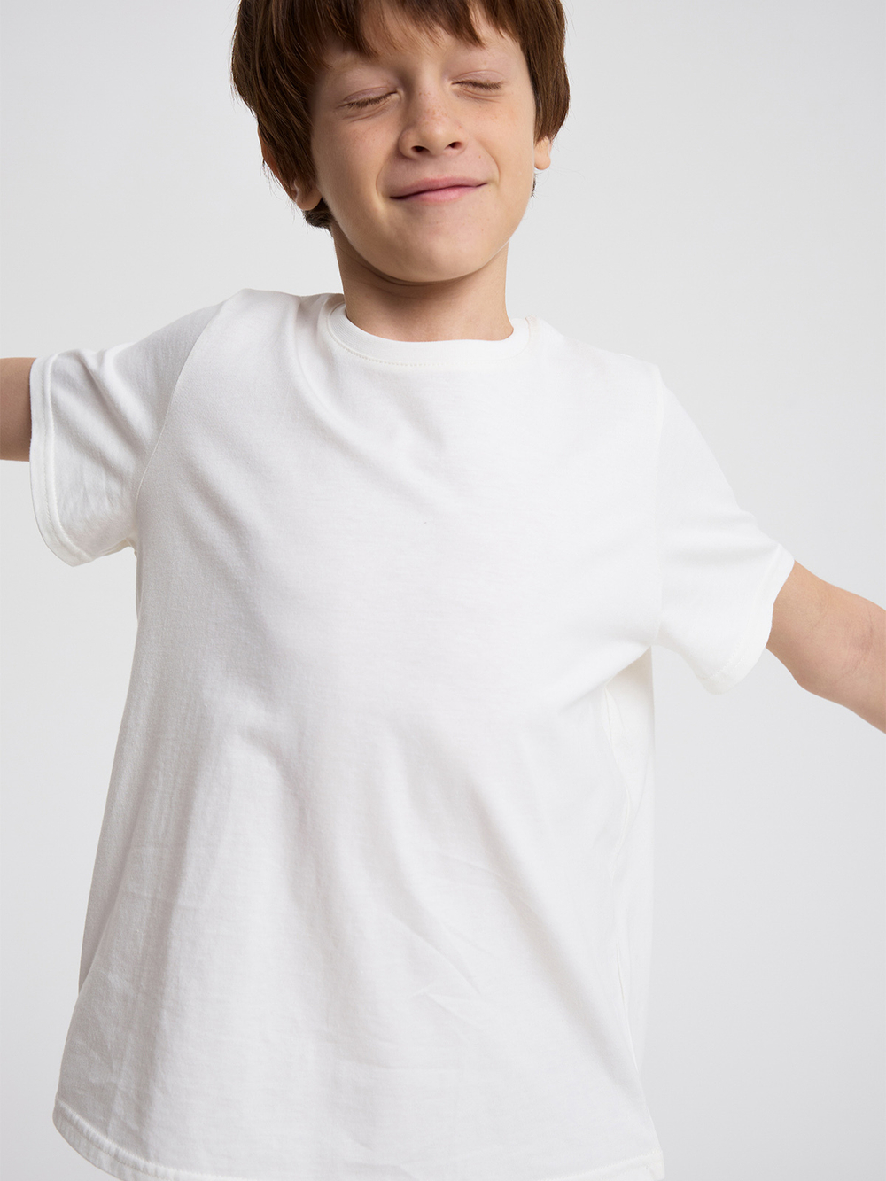 Футболка базовая Mjölk Ecru, уценка