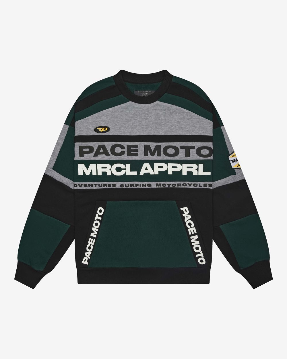 Толстовка Miracle Apparel PMSS-86 зеленая