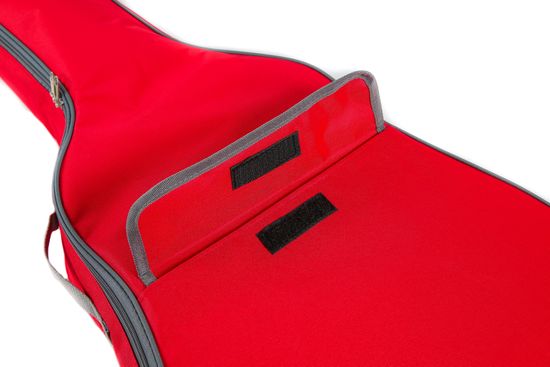 Чехол для гитары F-4103 утеплённый 5мм (красный)