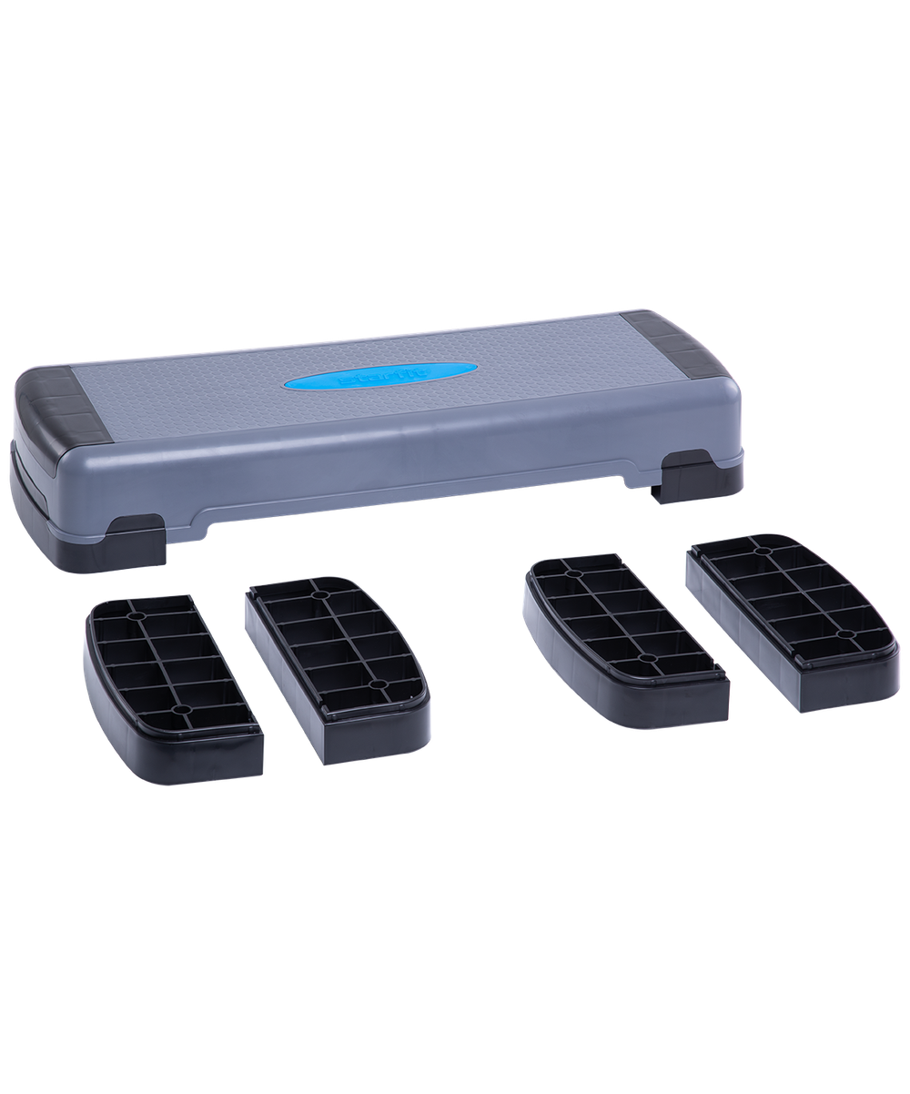 Степ-платформа фиксирующаяся SP-204 90х32х25 см, 3-уровневая