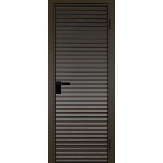 Межкомнатная дверь алюминиевая Profil Doors 12AG деорэ остеклённая