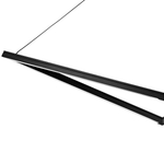 739297 Люстра PALLA 32W LED 1280LM ЧЕРНЫЙ 3000K