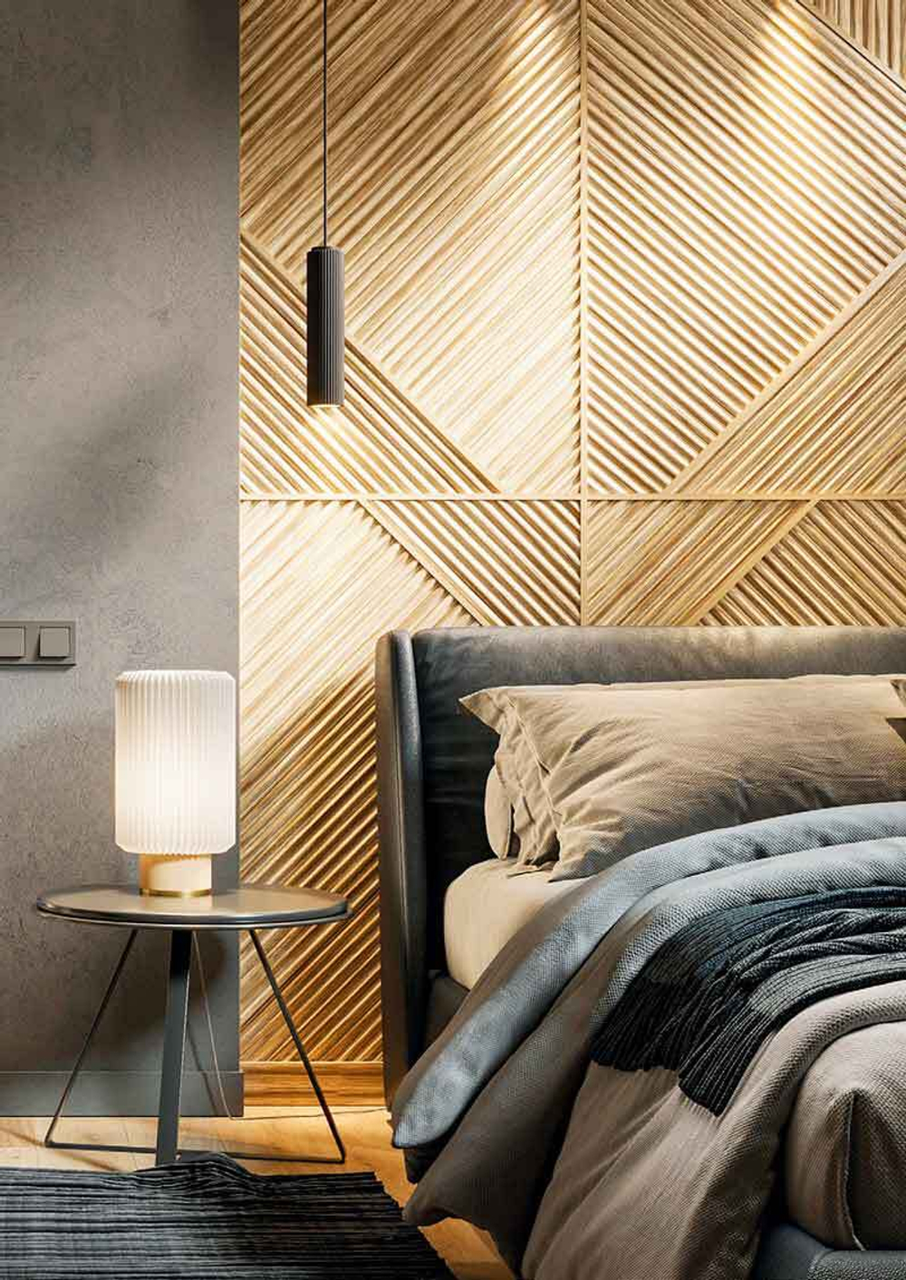 Декоративная панель Hi Wood LV140 цвет BR496