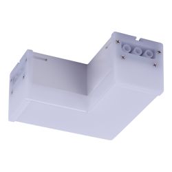 ULO-N11L-8W-4000K-90D IP40 WHITE Светильник светодиодный L-образный. Угол 90 градусов. Белый свет 4000K. 2000Лм. Алюминий. Цвет белый. TM Uniel