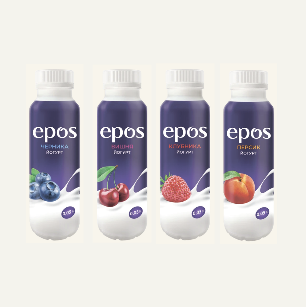 Йогурт питьевой EPOS 0,05 % 250 гр.