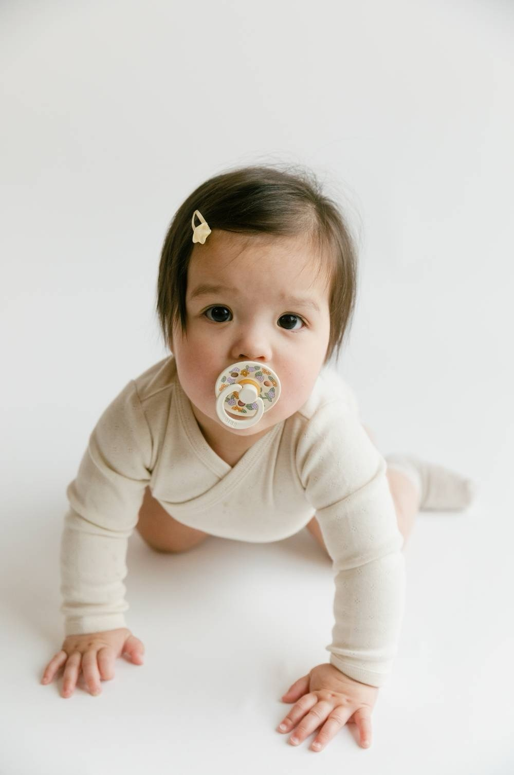 Набор пустышек латексных BIBS Liberty Colour, 2 шт. - Strawberries - Ivory Mix 0-6 месяцев