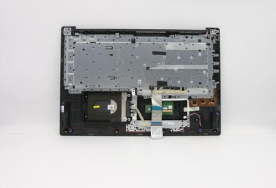 Верхняя панель с клавиатурой (топкейс) для ноутбука Lenovo V340-17IWL раскладка - русская, без подсветки, чёрный (5CB0U42689), оригинал