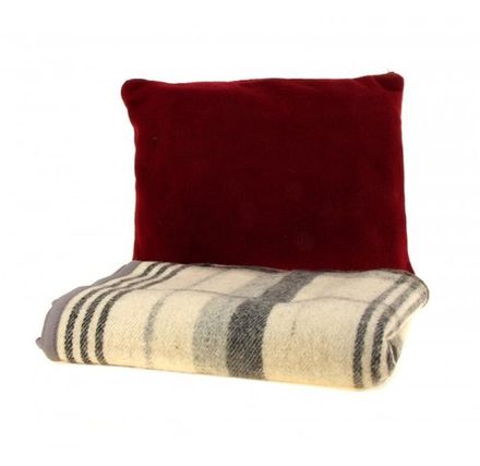 Подушка спутник бордовая