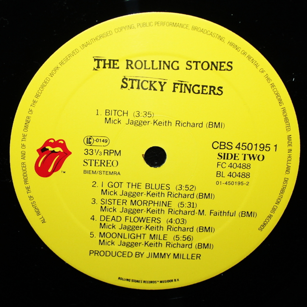 The Rolling Stones / Sticky Fingers (LP)