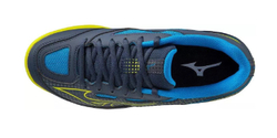 детские Кроссовки теннисные Mizuno Exceed Star Jr. AC - dress blues/bolt neon/cloisonné