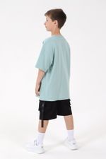 Фуфайка (футболка) для мальчика Леон-1 Виотекс ПЫЛЬНО-ГОЛУБОЙ