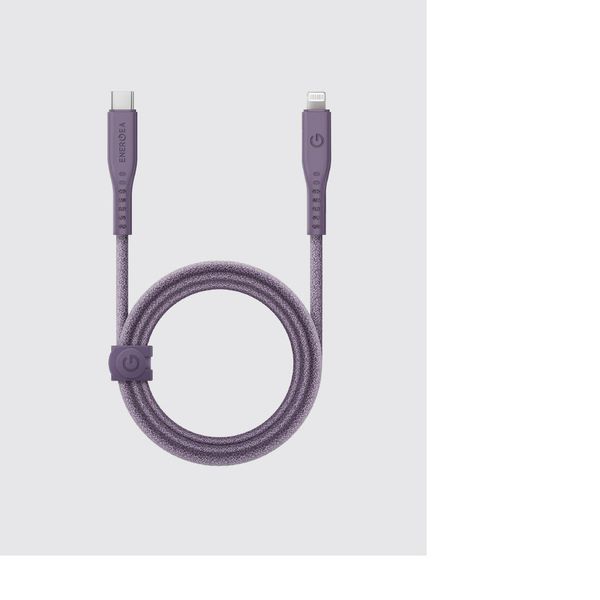 Кабель Energea Flow USB-C to Lightning 1.5M, Фиолетовый | Purple
