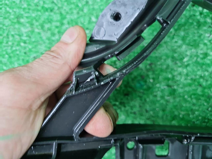 Решетка перед бампера Porsche Panamera 971 (20-24)