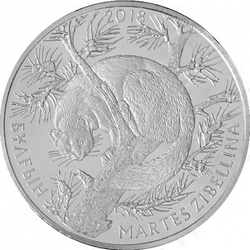 Монета из сплава мельхиор «Булгын» из серии монет «Флора и фауна Казахстана», 100 тенге, качество brilliant uncirculated