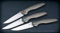 Нож Широгоров 110 Kickstop Кикстоп Sapphire Blue (Lee Williams)фотография - 14