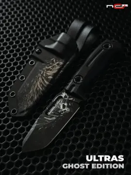 Нож NC Custom Ultras LE Ghost (D2 BSW, G10 Black)