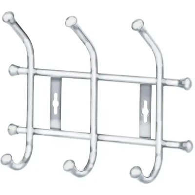 Вешалка настенная 28*21,5*8,5 (3 крючка) матовый белый ВНТ3/МБ