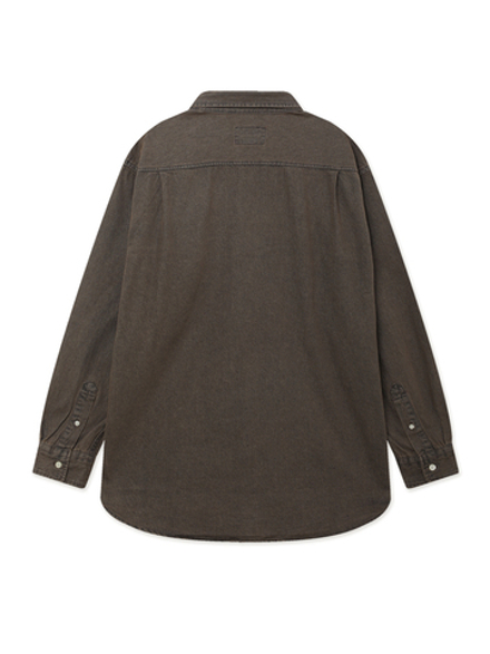 Мужская Рубашка Washed Denim