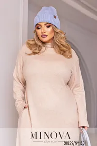 Платье 1531-бежевый Minova