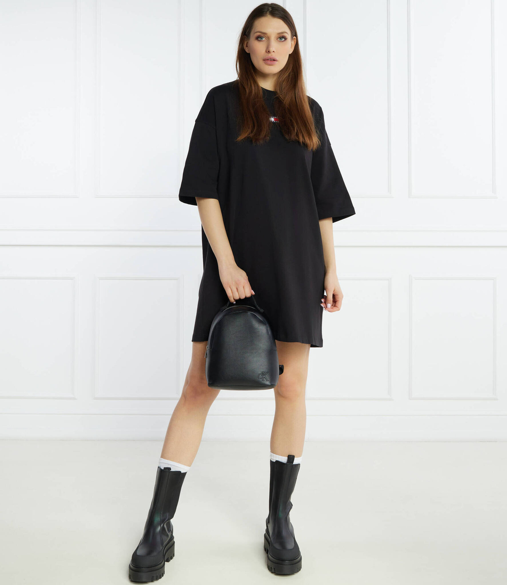 Платье BADGE TEE Tommy Jeans - черный(DW0DW18145)