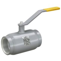 Кран шаровой стальной муфтовый LD Ду40 Ру40 полнопроходной