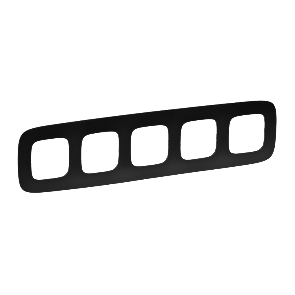 Legrand Valena ALLURE Матовый черный Рамка 5-ая 754405. Товар уцененный