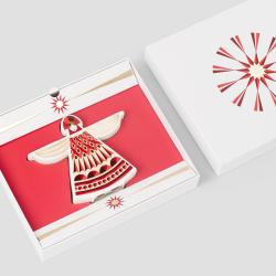 Подсвечник Farforite «Дама / Солнечный круг» в подарочной коробке