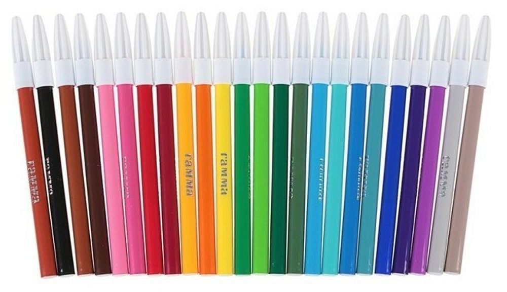 Фломастеры ГАММА "Мультики", 24 цвета, вентилируемый колпачок, картонная упаковка, 180319_07