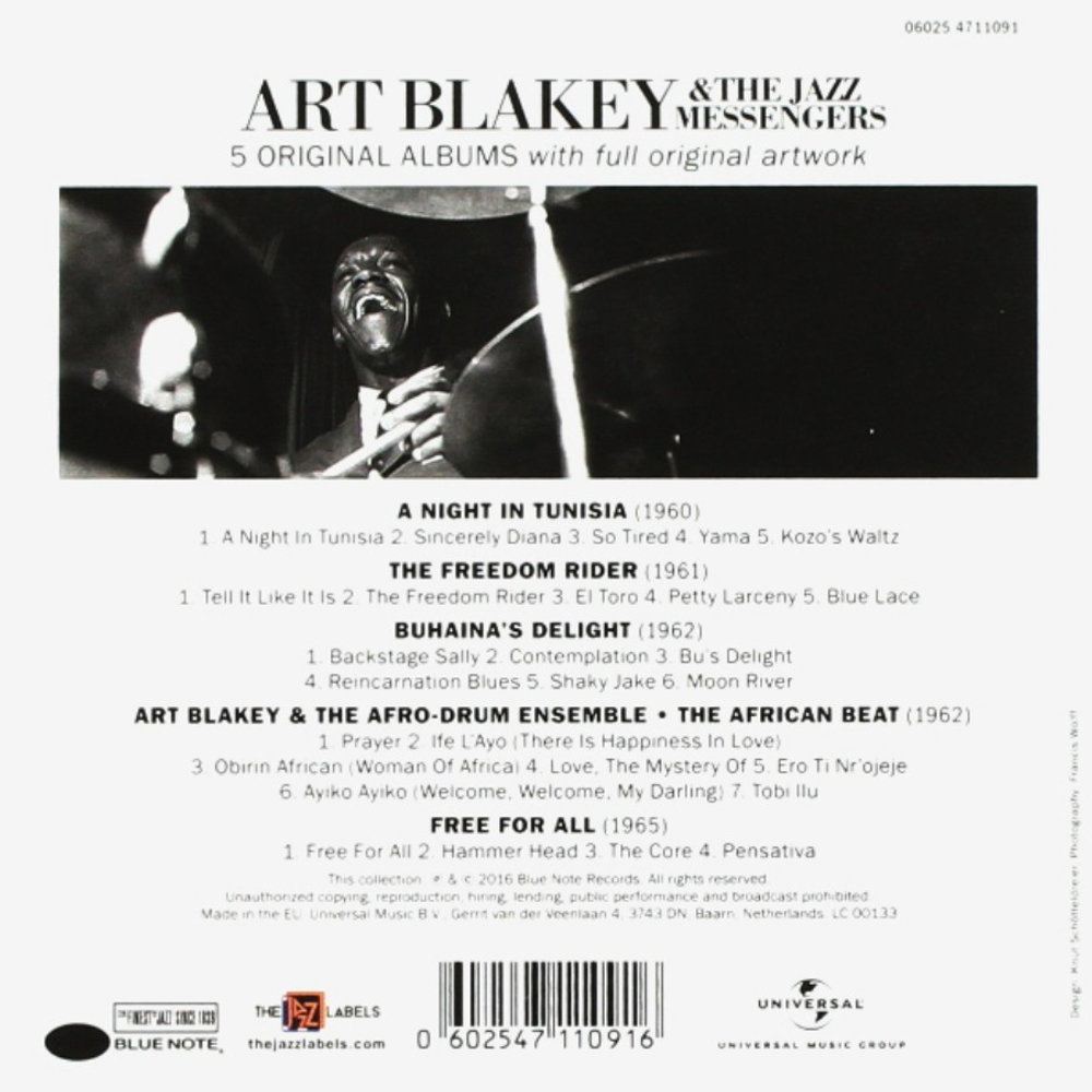 Art Blakey & The Jazz Messengers / 5 Original Albums (5CD)