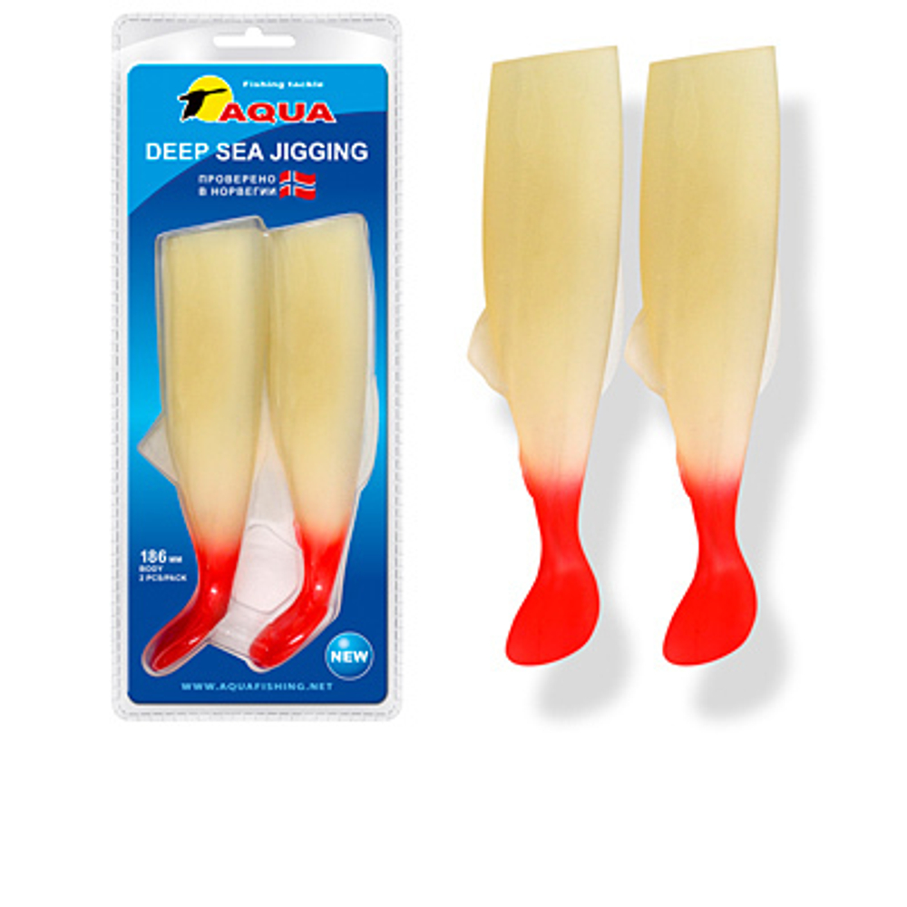 Мягкая приманка-риппер для мор.джигголовки малый 2 шт. в уп.