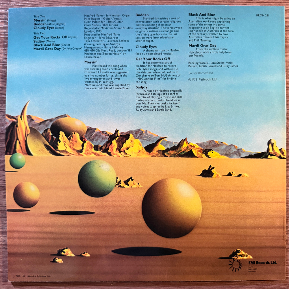 Manfred Mann's Earth Band ‎– Messin' (Англия 1977г.)