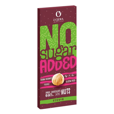 Шоколад OZERA Dark&Nuts 64% 90гр