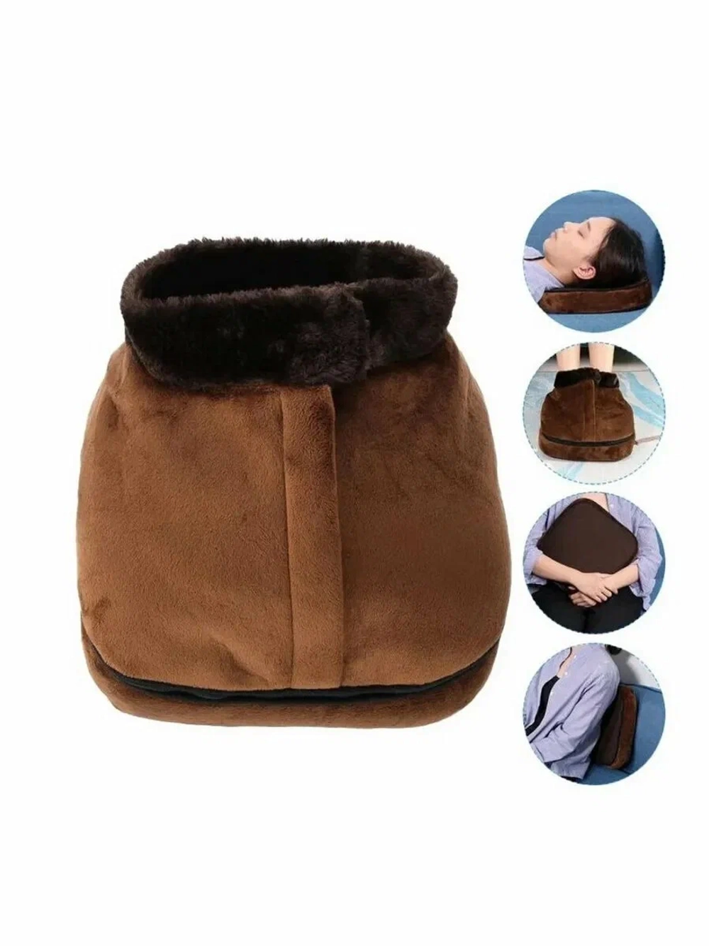 Массажер грелка для ног 2 в 1